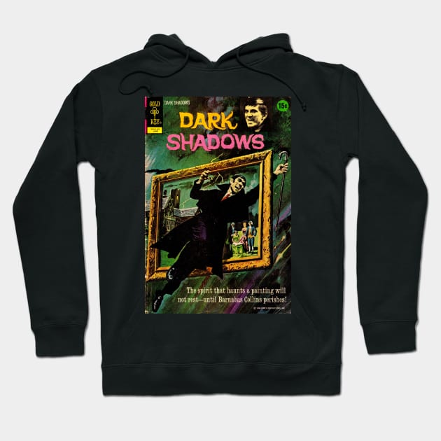 Gold Key Dark Shadows Comic Cover Hoodie by Creative Bedouin